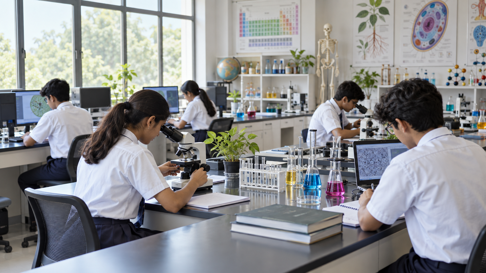 Science & Computer Labs at Raunaq Public School